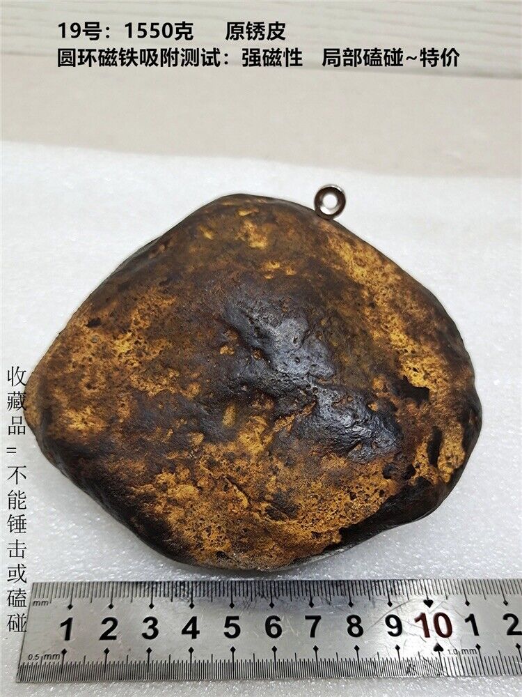 1550g Natural Iron Meteorite Specimen from   China   19# 3004