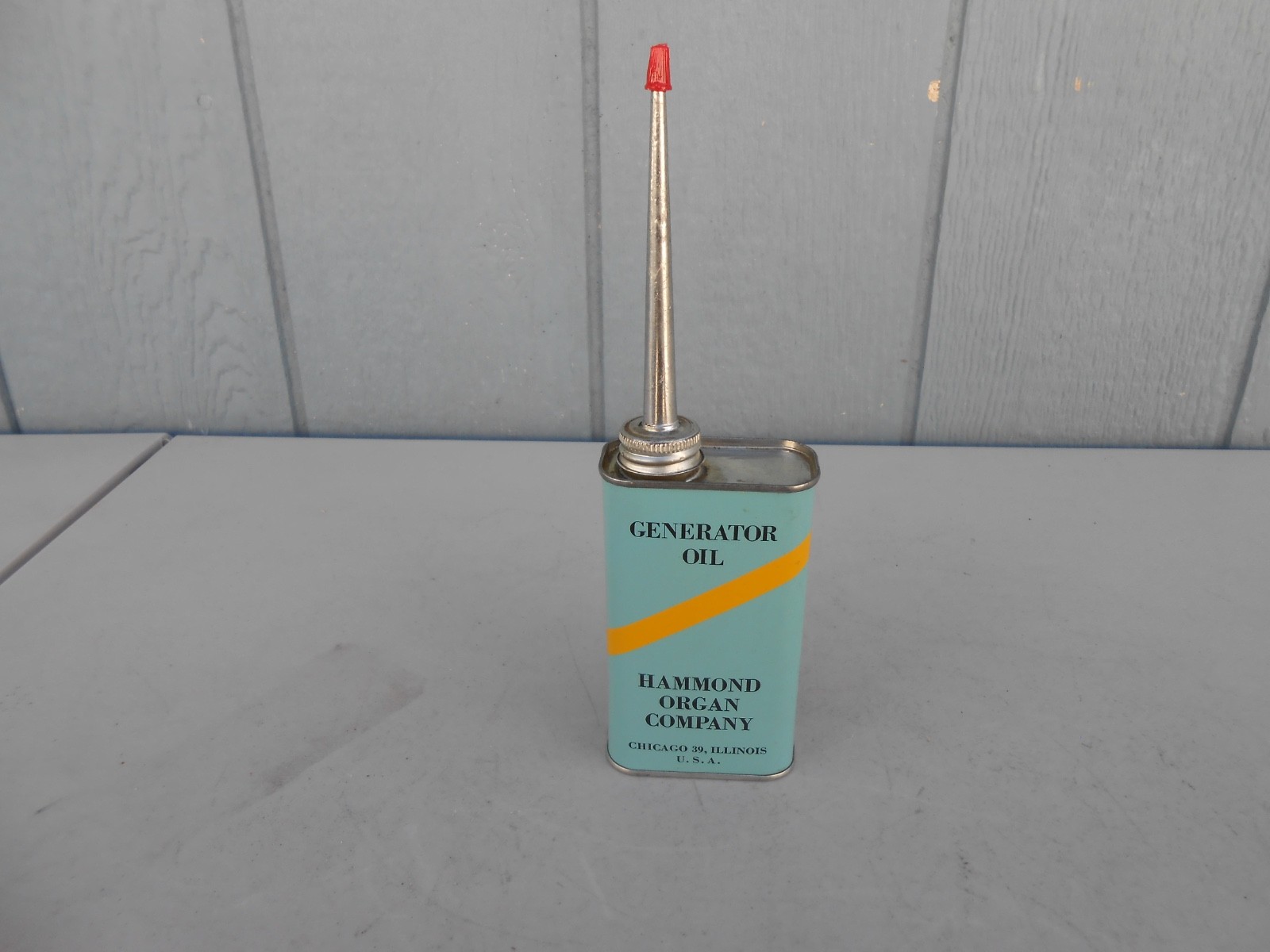 Vintage Hammond Organ Co. Generator 8 oz. Oil Can Handy Oiler Chicago, Illinois