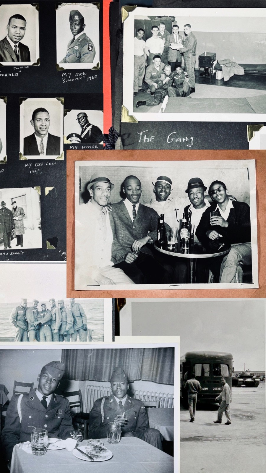 [COLD WAR, FORT HOOD, HELL ON WHEELS] 500+ Photos, Black Americana, c. 1959-1962
