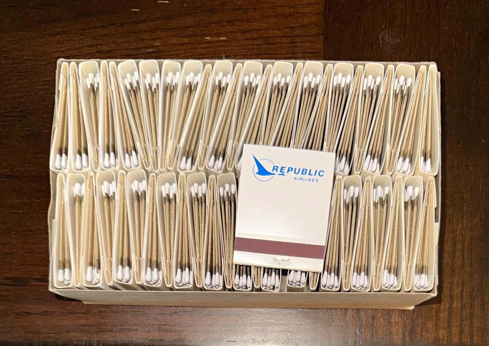 Republic Airlines Branded Advertising Matchbooks Collectible Advertisement Republic Airlines Branded Advertising Matchbooks Collectible Advertisement