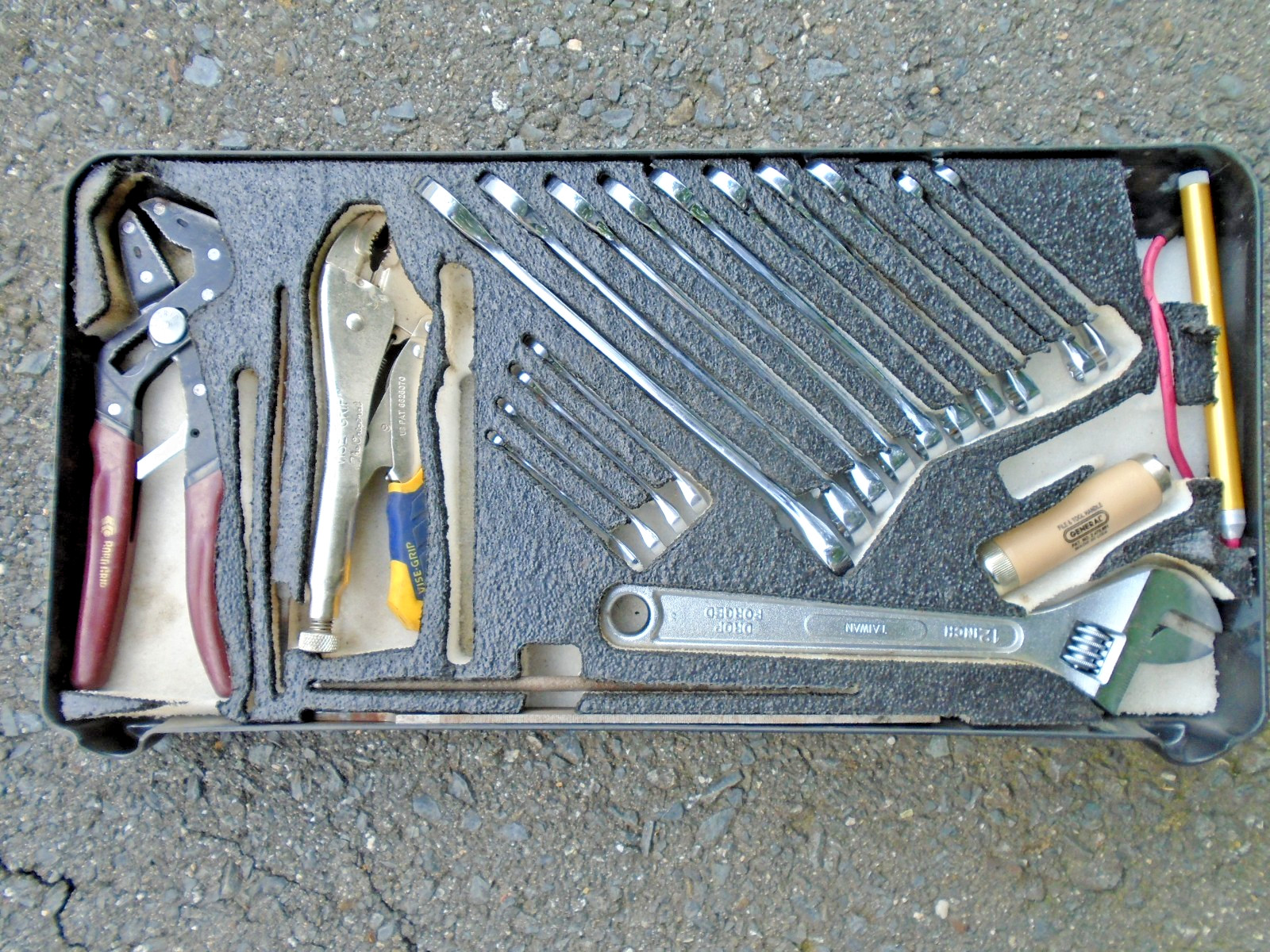 USGI Kipper General Mechanics Tool Kit GMTK Drawer w/ Tools SK Metric Wrenches