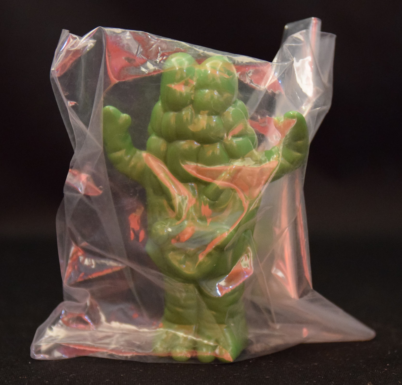 Marmit Seiki no Daikaiju Braco alien puppet green molding unpainted Used Japan