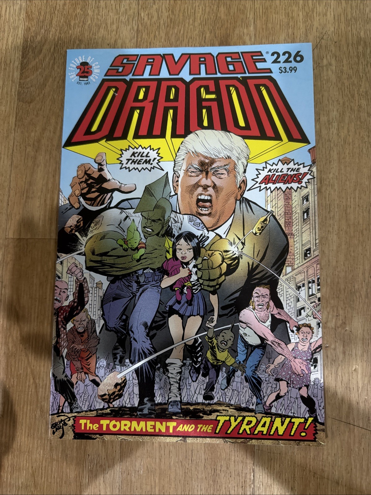 Savage Dragon #226 Erik Larsen Donald Trump Cover Image Comics 2017 Nm- Savage Dragon #226 Erik Larsen Donald Trump Cover Image Comics 2017 Nm-