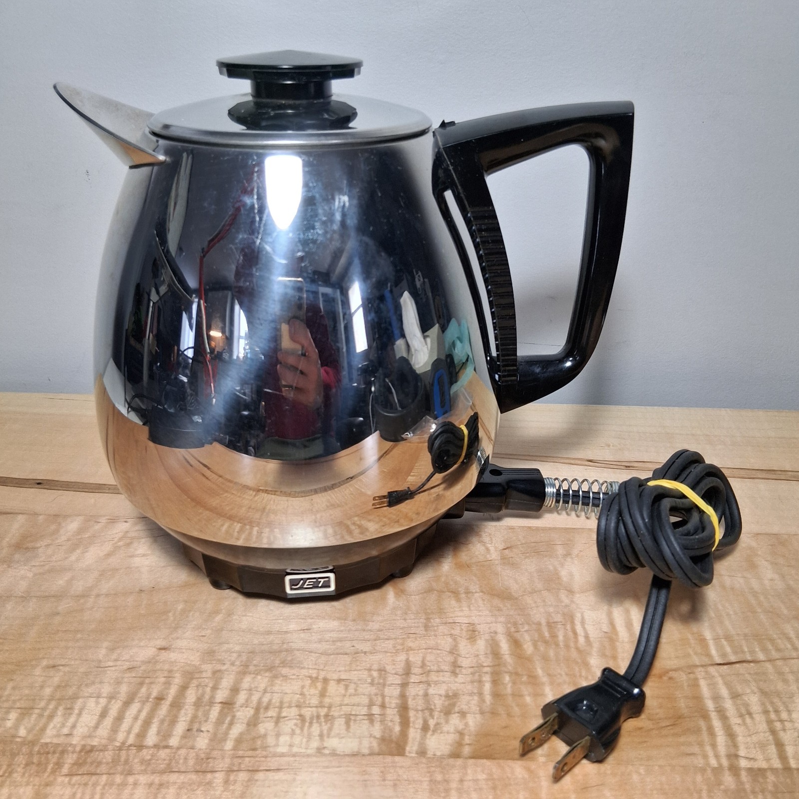 Vintage Saladmaster Jet-O-Matic Model 10 Electric Perk Coffee Pot Tested Working