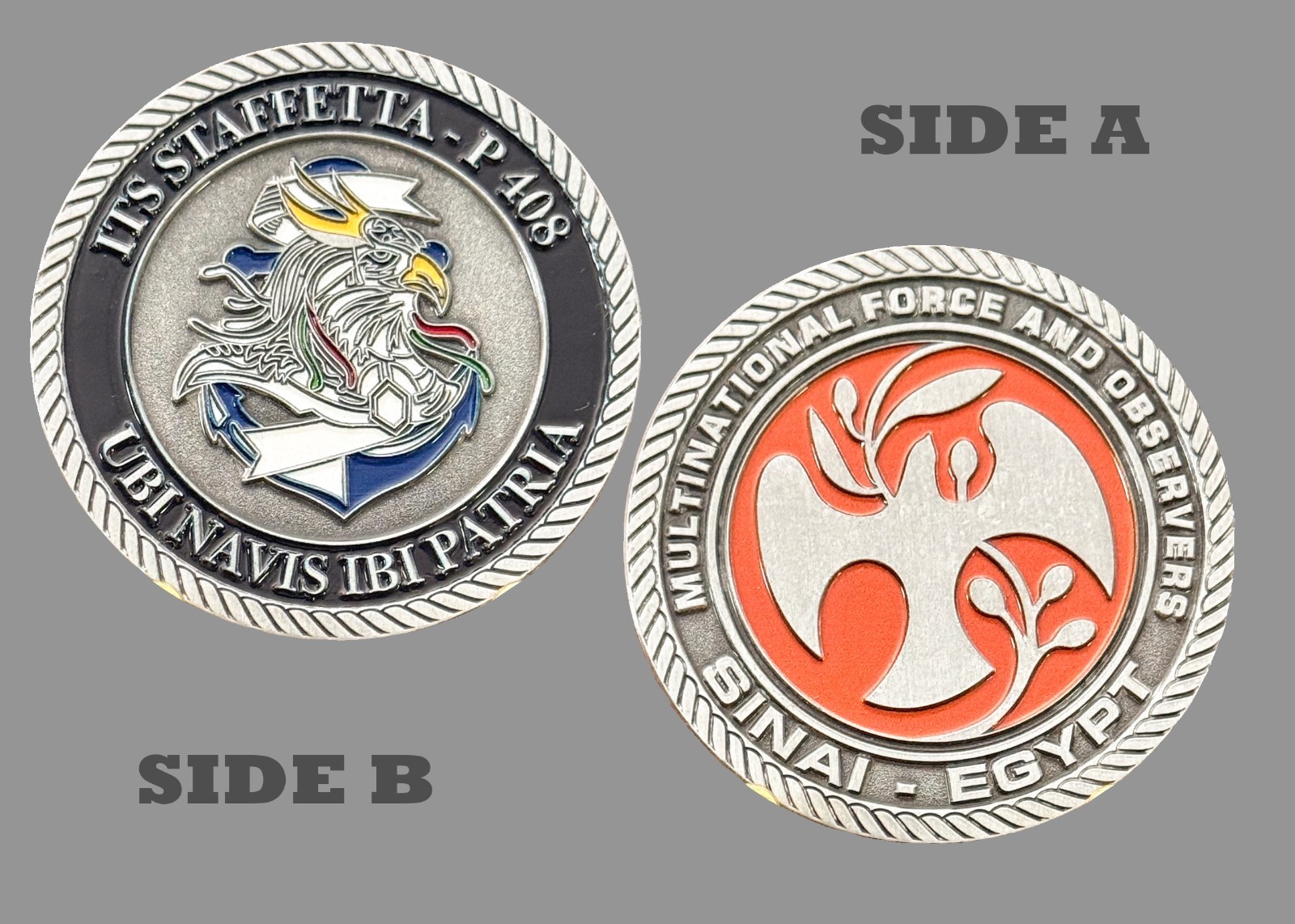 ITS Staffetta P408 MFO Sinai Egypt Challenge Coin  1#27