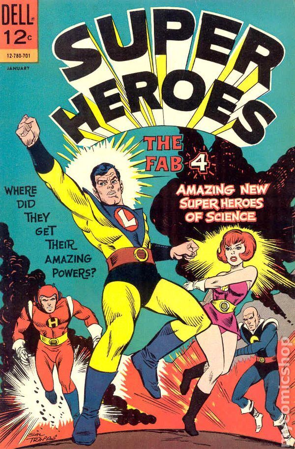 Super Heroes #1 VG 1967 Stock Image