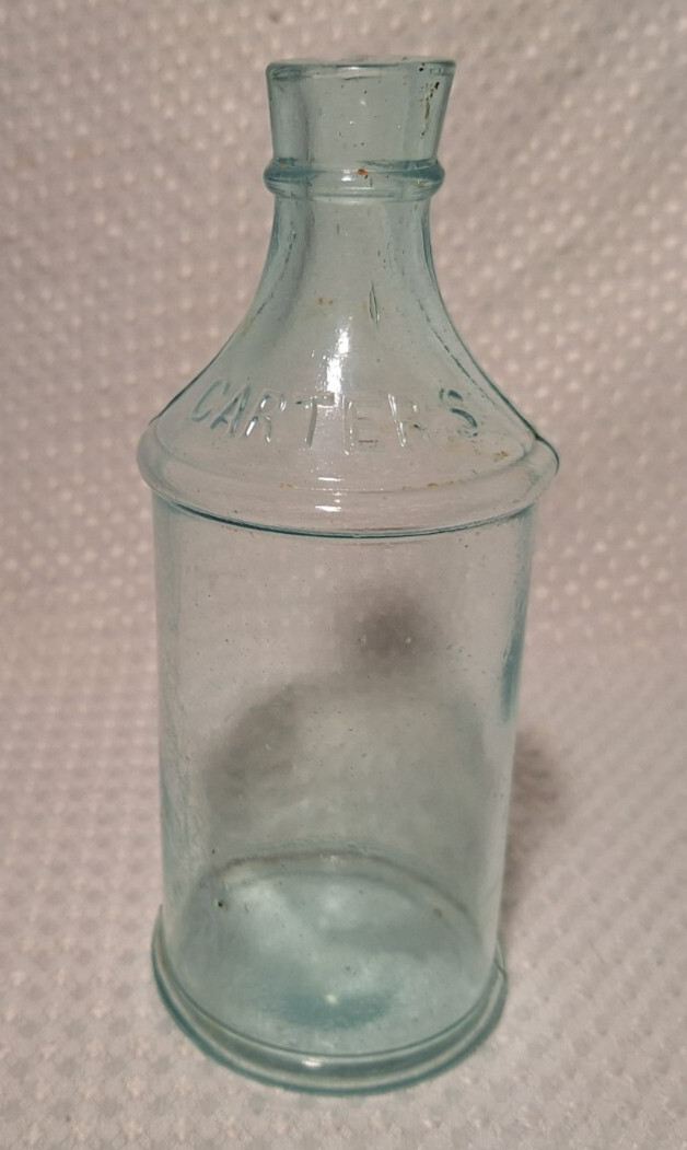 Vintage Antique Carter's Medicine Bottle 7 5/8