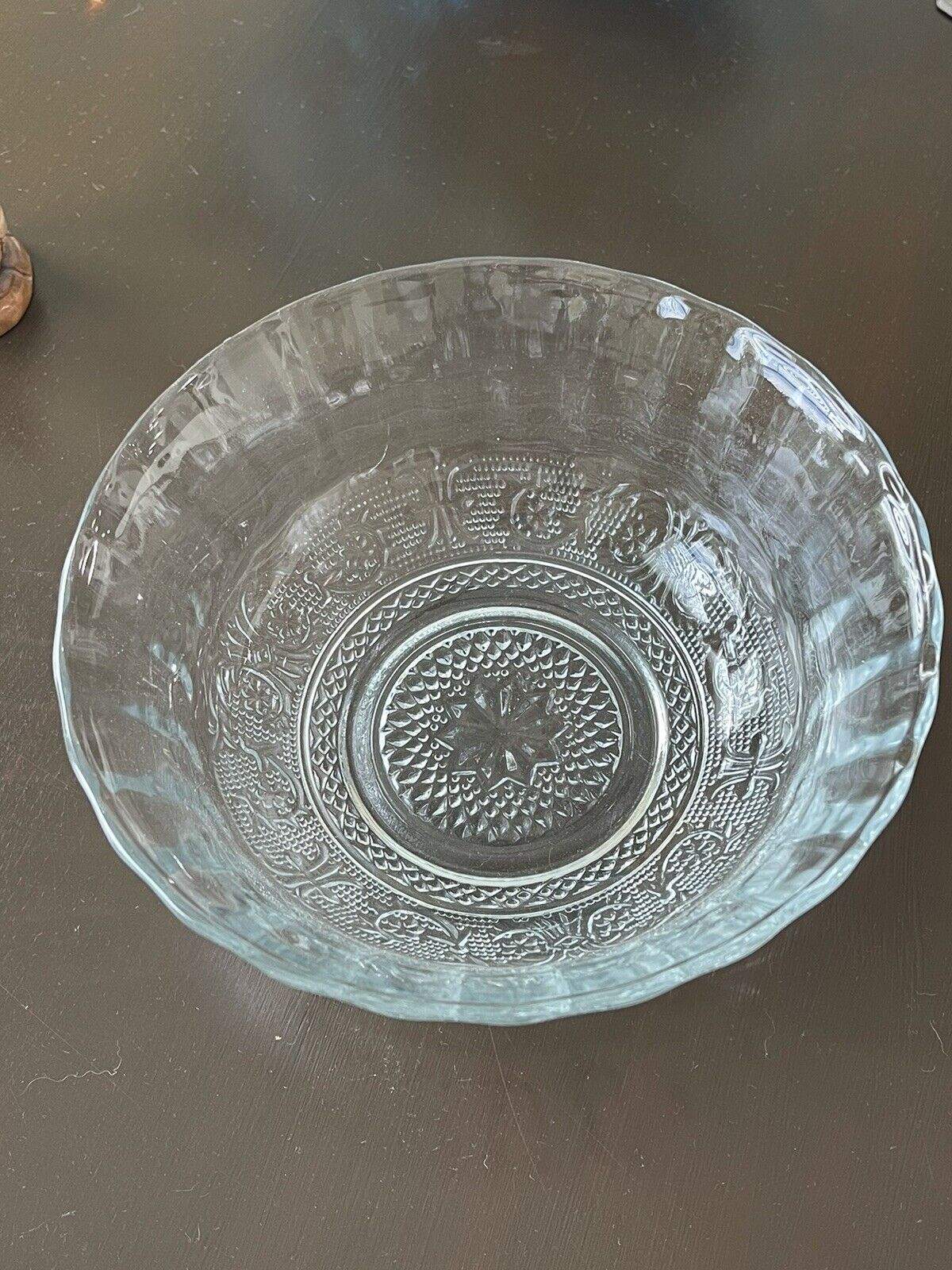 Vintage Crystal Serving Bowl
