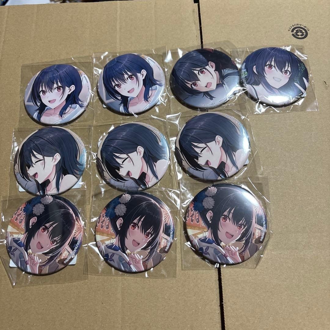 Asanagi Umi HAPPY BIRTHDAY Lottery 2026 D Can Badge Set of 10