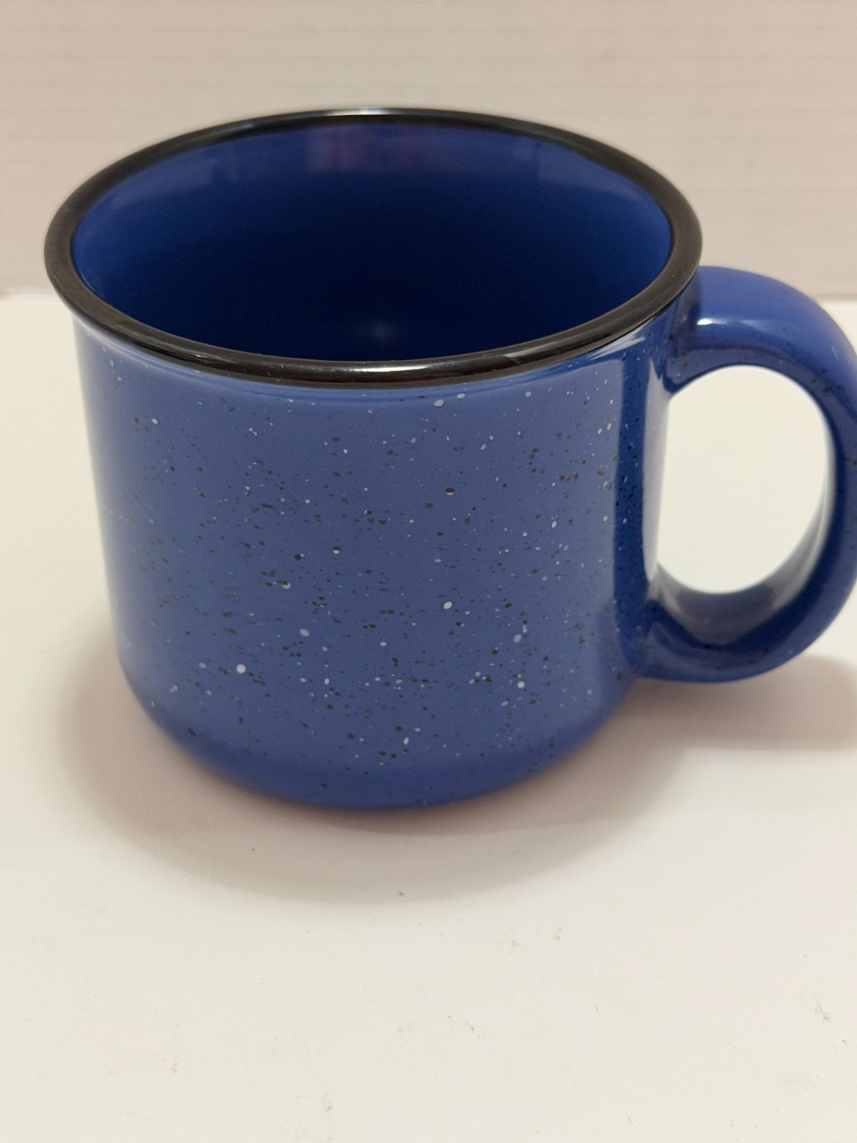 Marlboro Unlimited Heavy Duty Blue Speckled Coffee Mug Soup Cup 16 oz