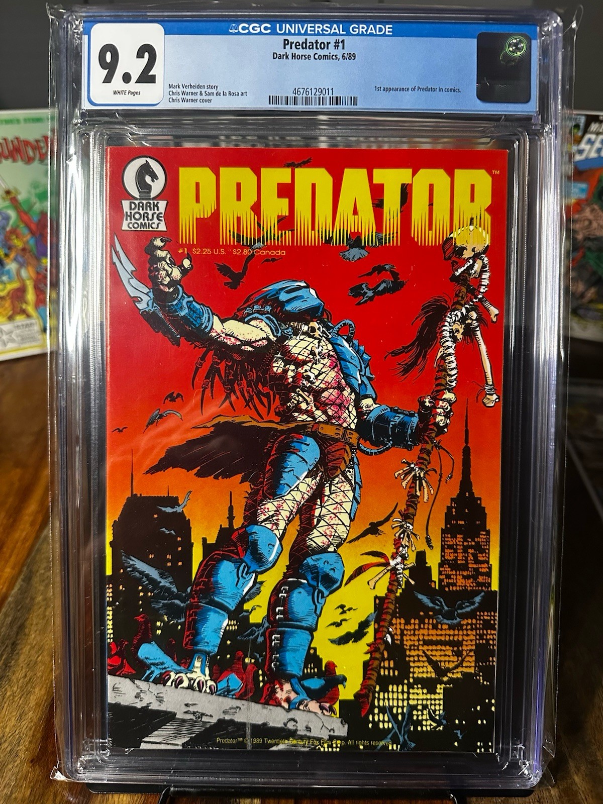 Dark Horse Comics Predator #1 1989 First print CGC 9.2 White Pages