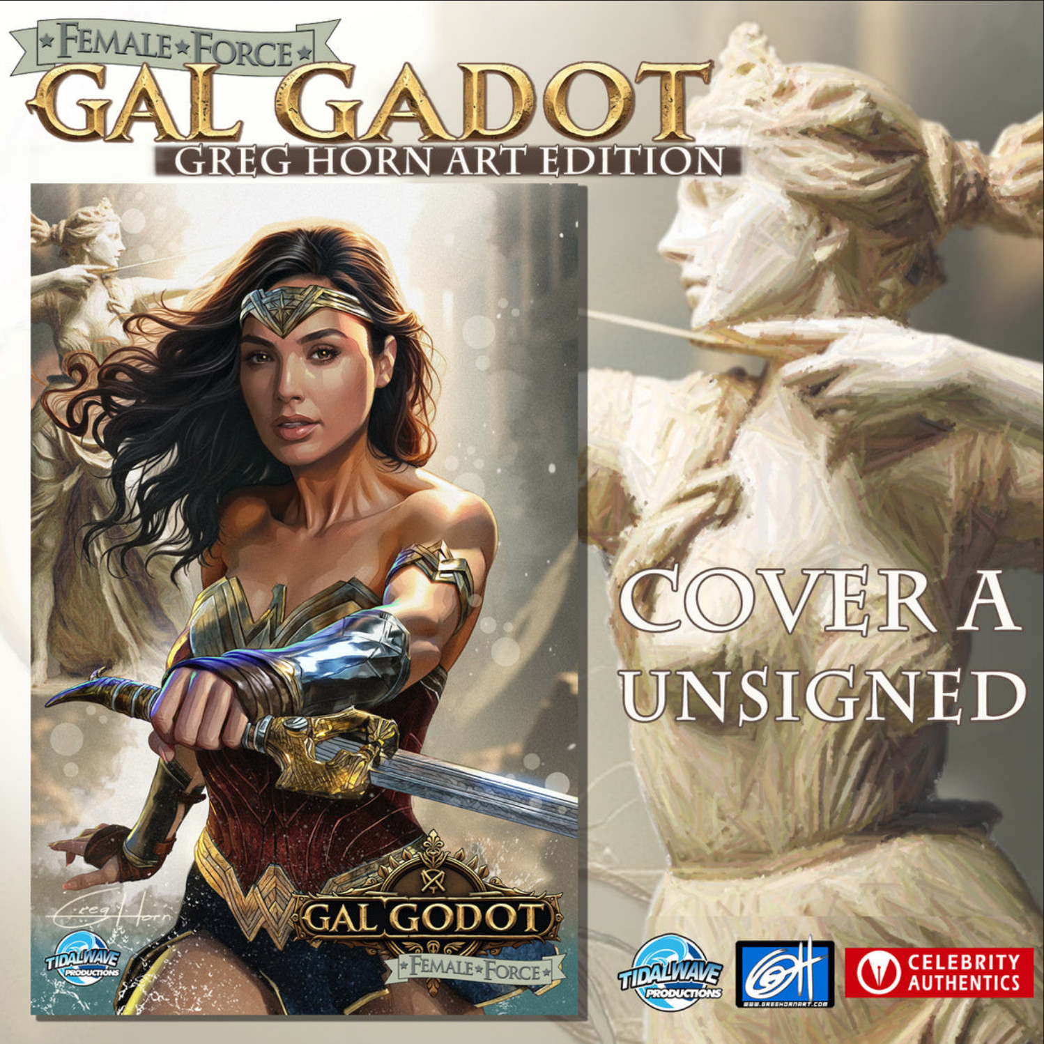 Female Force: Gal Gadot Trade Dress Cover