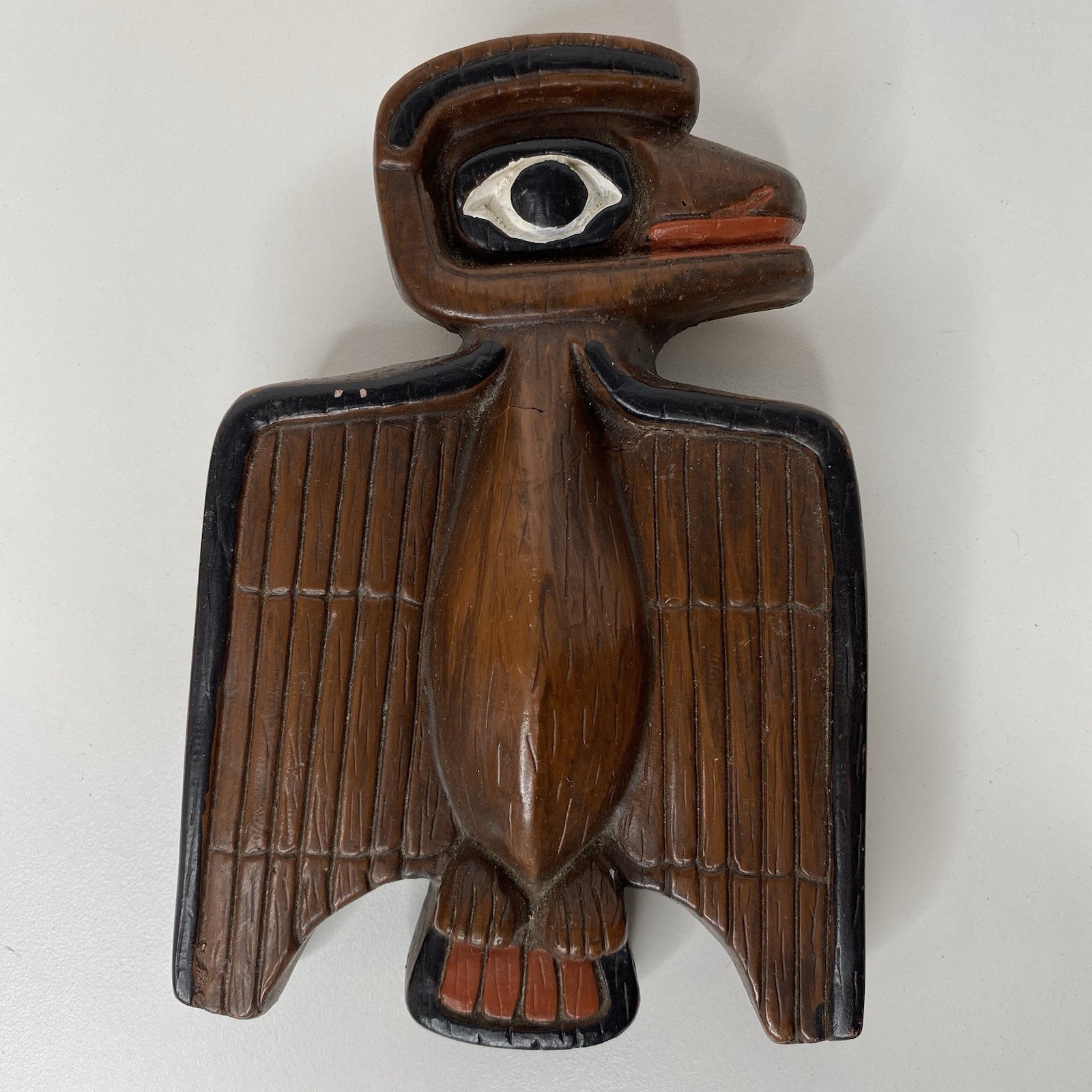 Northwest Coast Thunderbird Charm Shamans Totem Bird Resin BC Canada 5 1/2” Northwest Coast Thunderbird Charm Shamans Totem Bird Resin BC Canada 5 1/2”