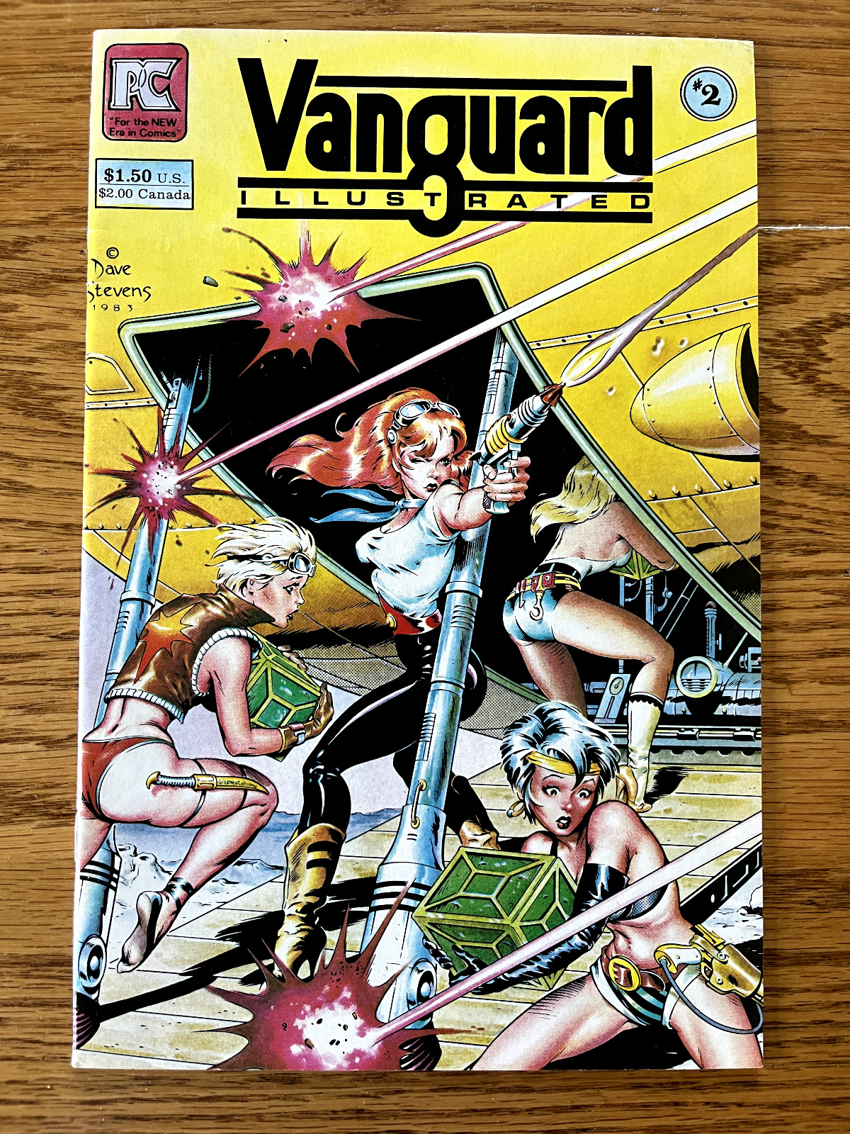 Vanguard Illustrated #2 Dave Stevens Space Pirates Pacific Comics