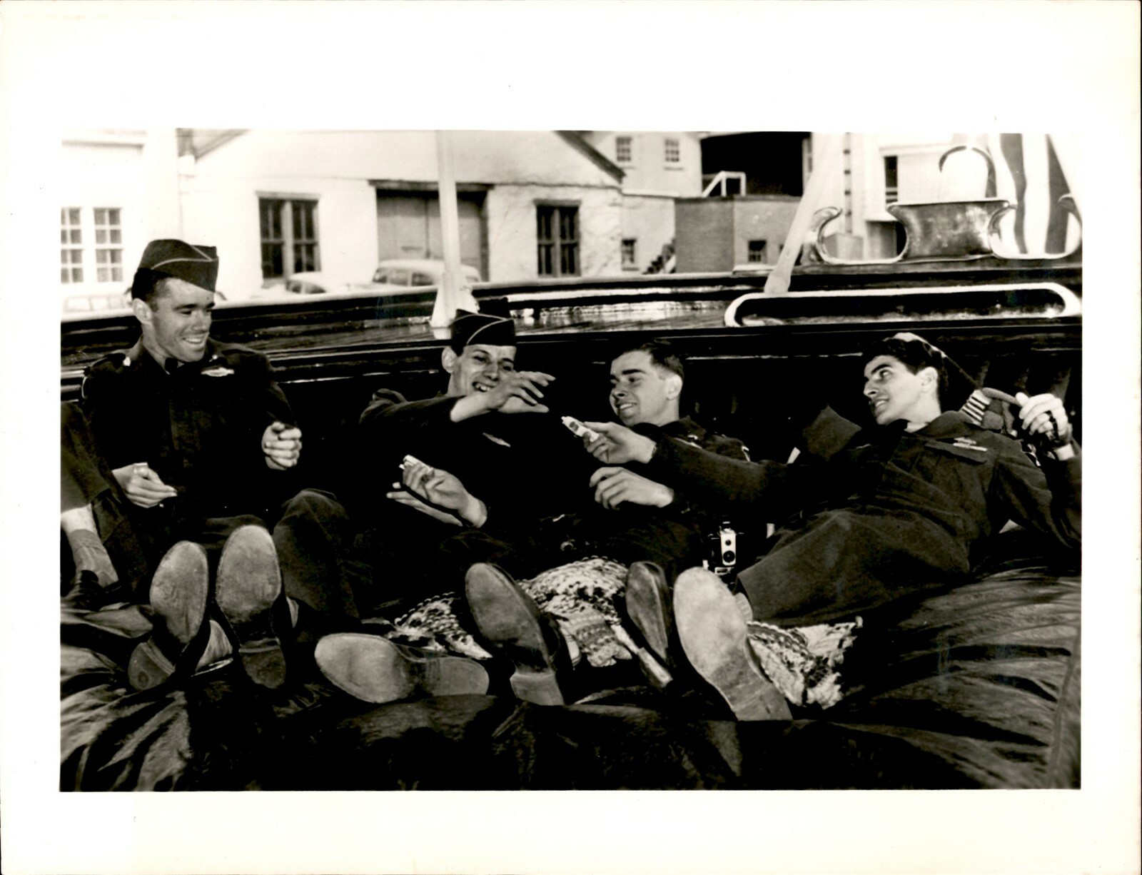 GA99 1953 Orig Photo PRESIDENTIAL YACHT A CRUISE SHIP Williamsburg Washington DC