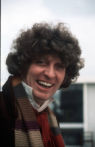 ACTOR TOM BAKER AS DOCTOR WHO THE TIME SPACE TRAVELLER FROM THE B- 1976 Photo