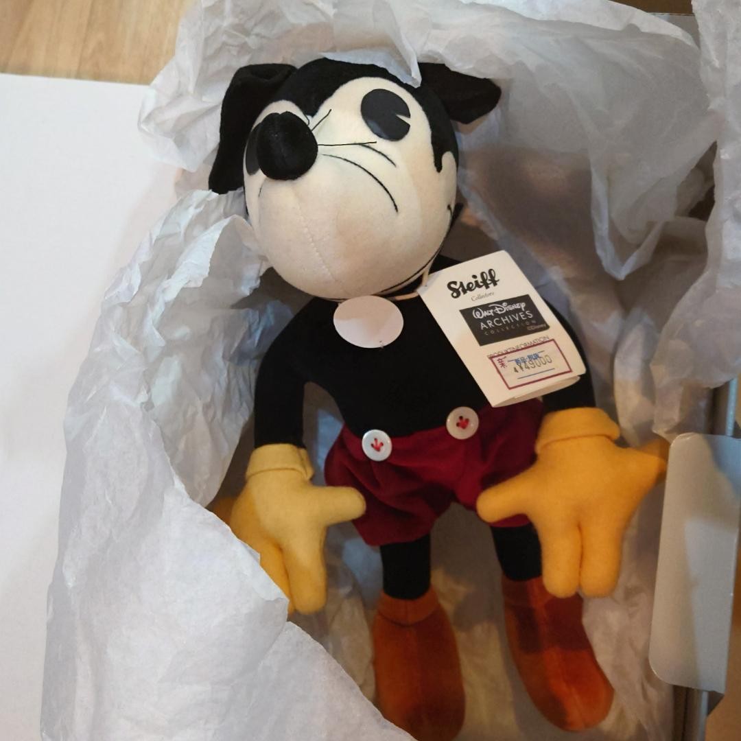 Steiff Mickey Mouse 1932 Disney Plush 2017 33cm with Box Unused