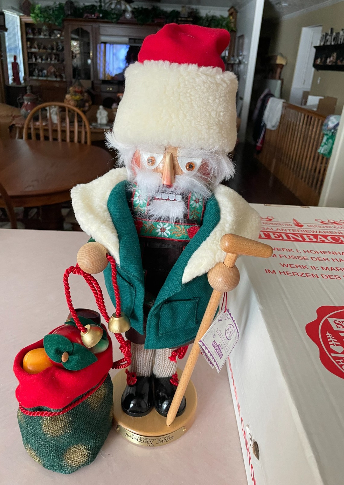 Steinbach Nutcracker BAVARIAN SANTA  1910 #S1827 RARE Limited Edition Piece