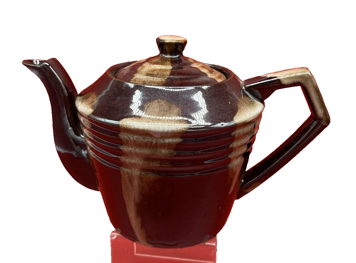 VTG Brown Drip Glaze Pottery 6\