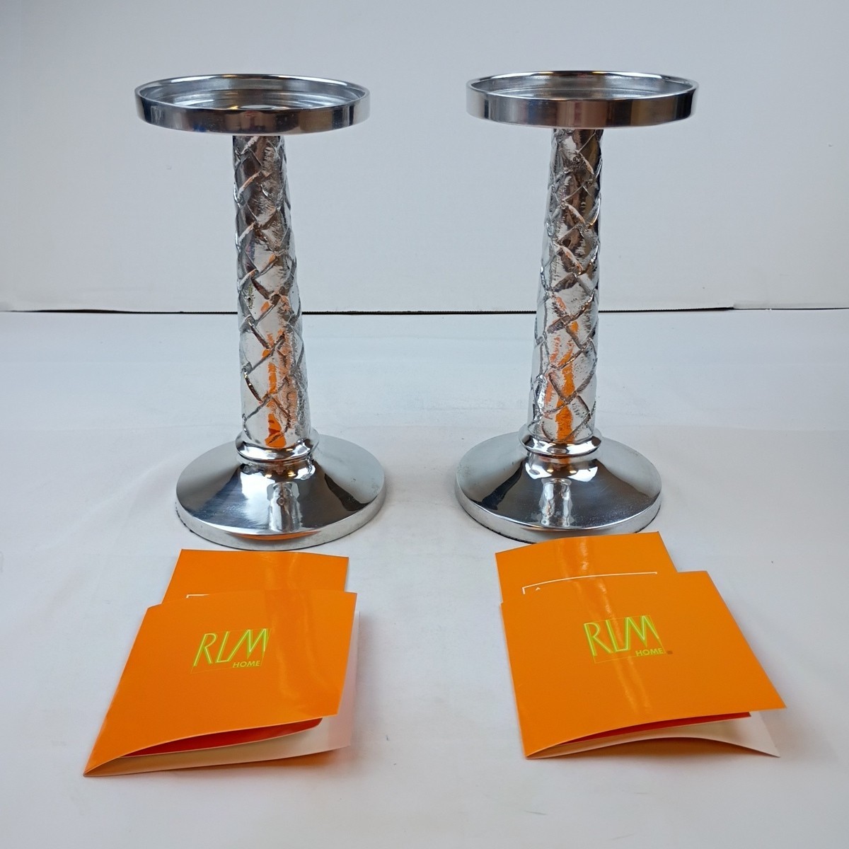 Robert Lee Morris RLM Home Pillar Candle Holders 8\