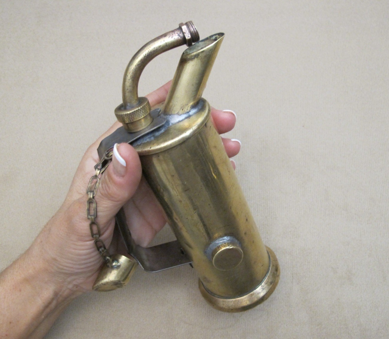 LENK Antique Jewelers/Watchmakers Tool Brass/Bronze Alcohol Torch Vintage