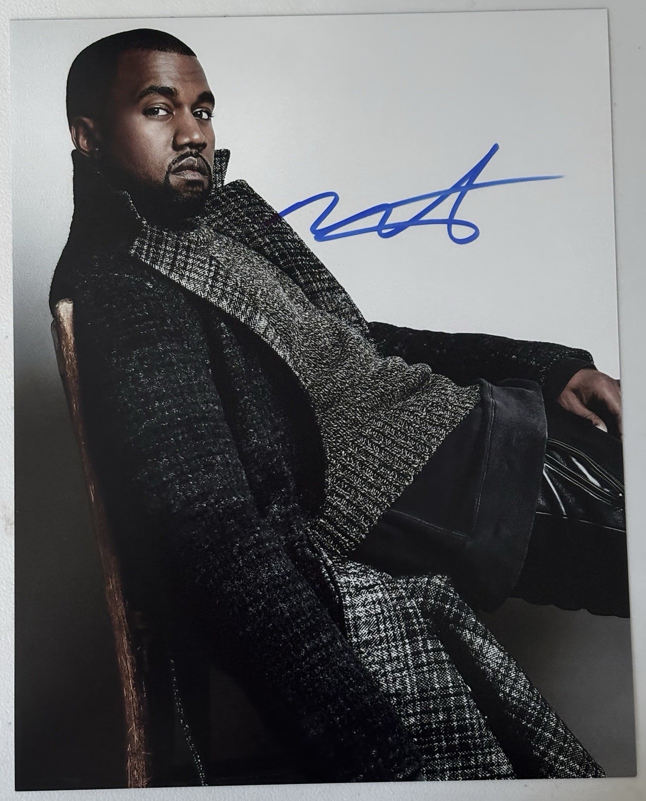 Kanye West Signed Photo, 8x10 with COA, Kanye West Signed Photo, 8x10 with COA,