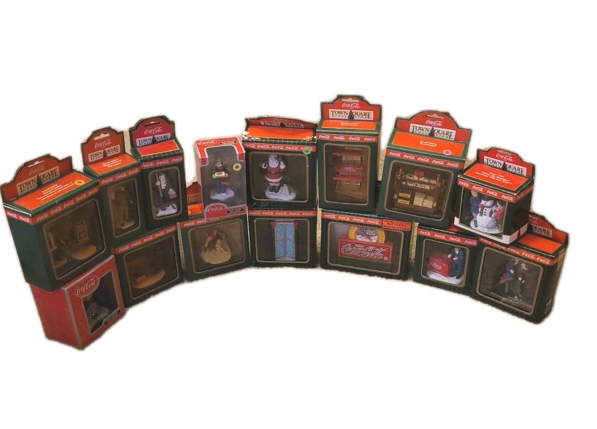 Collectible Coca-cola Town Square 1990s - You Choose- Village Pieces Collectible Coca-cola Town Square 1990s - You Choose- Village Pieces