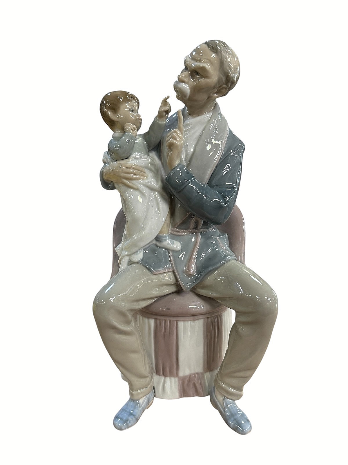 LLADRO # 4654 THE GRANDFATHER GLOSS FINISH FIGURINE BY SALVADOR FURIÓ LLADRO # 4654 THE GRANDFATHER GLOSS FINISH FIGURINE BY SALVADOR FURIÓ