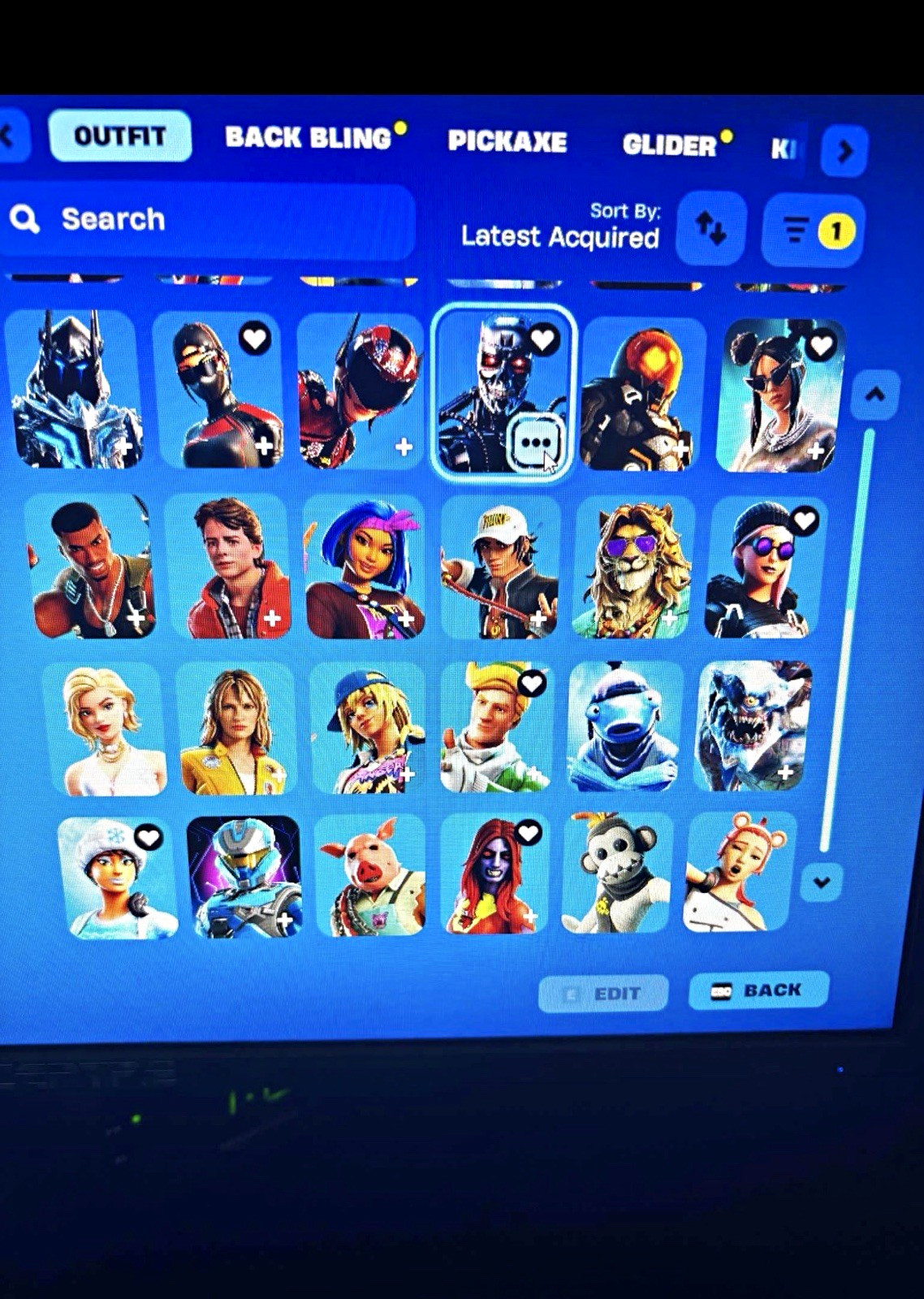 Msg me first/ fort acc 4 sell- Character Outfits, Back Bling, Pickaxes, Gliders Msg me first/ fort acc 4 sell- Character Outfits, Back Bling, Pickaxes, Gliders