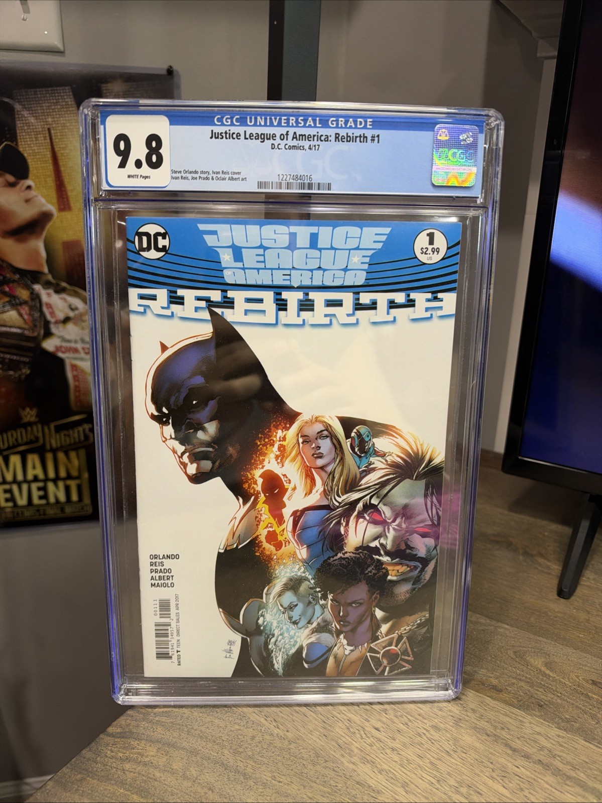 Justice League of America Rebirth #1 CGC 9.8 WP
