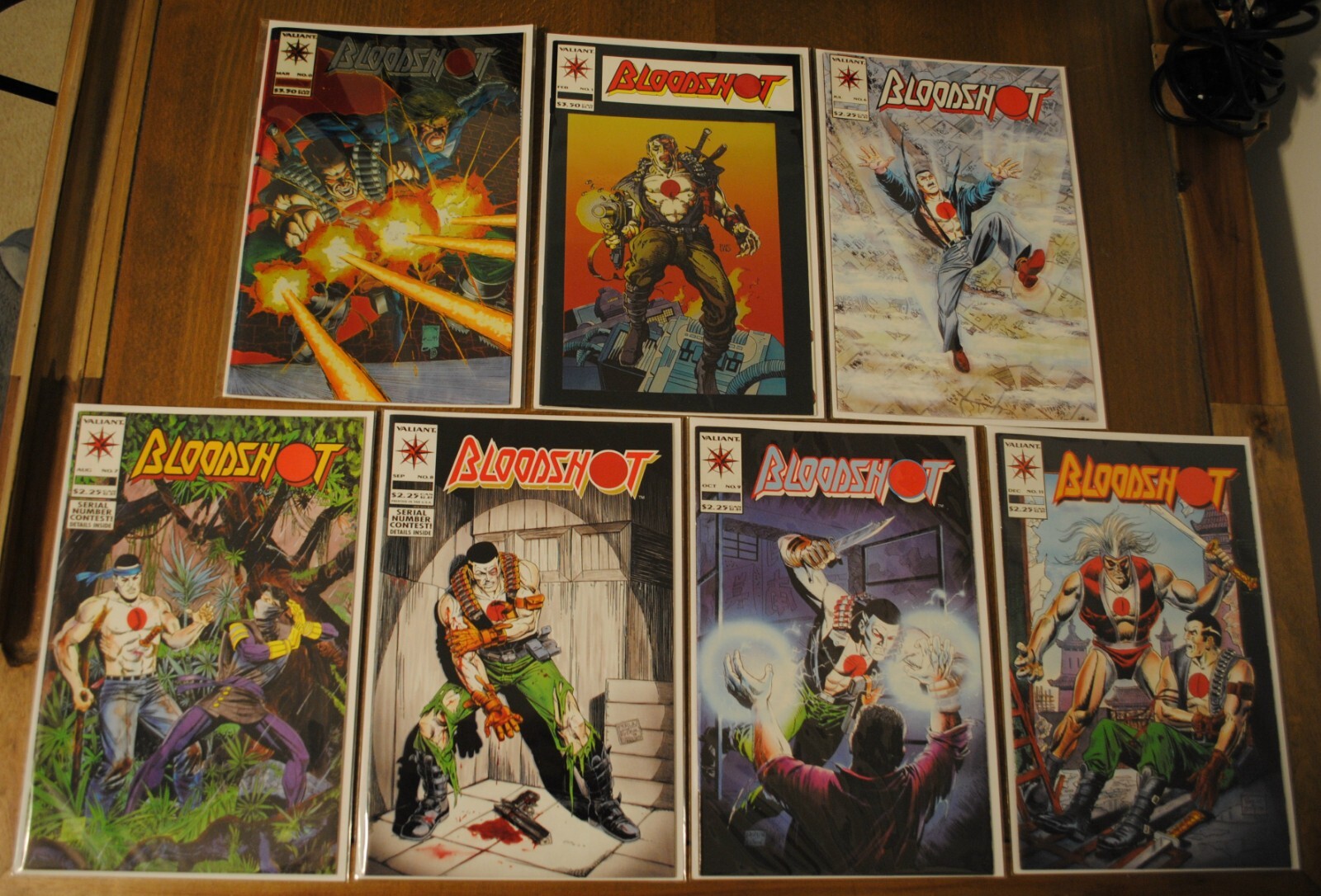 Bloodshot#0, #1 Chromium, #6,#7,#8,#9 and #11. Never Read