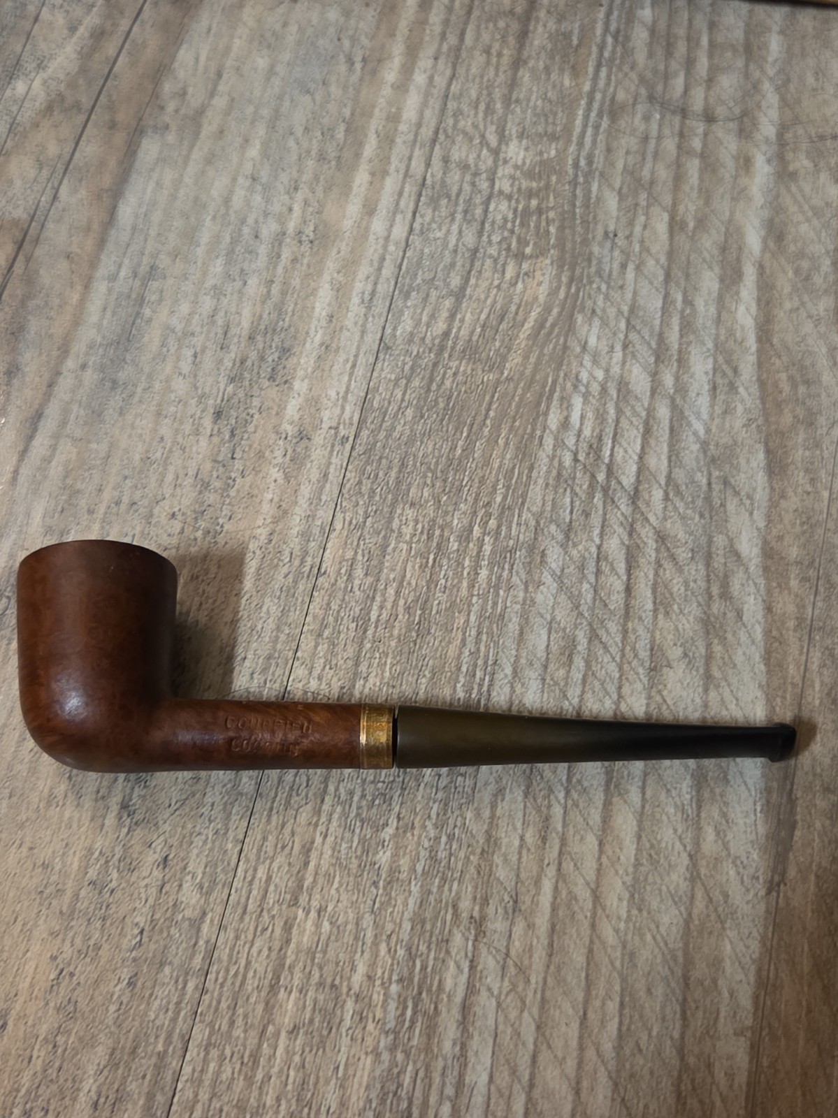 Vintage 103 London Made England Briar Estate Smoking Pipe Billiard Banded
