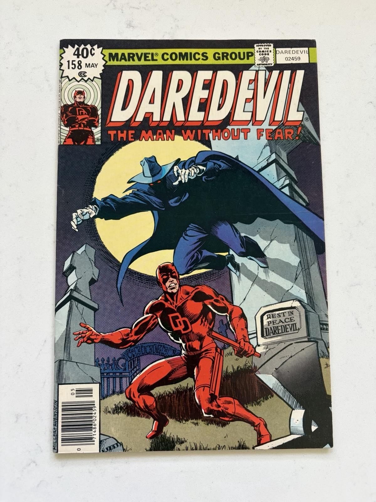 Daredevil #158 (1979) 1st Frank Miller on Daredevil Newsstand Key Issue