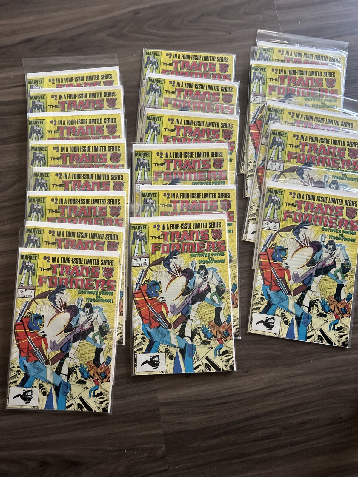 TRANSFORMERS #2  HIGH GRADE DIRECT EDITION  1984 Never Read Lot Of 19