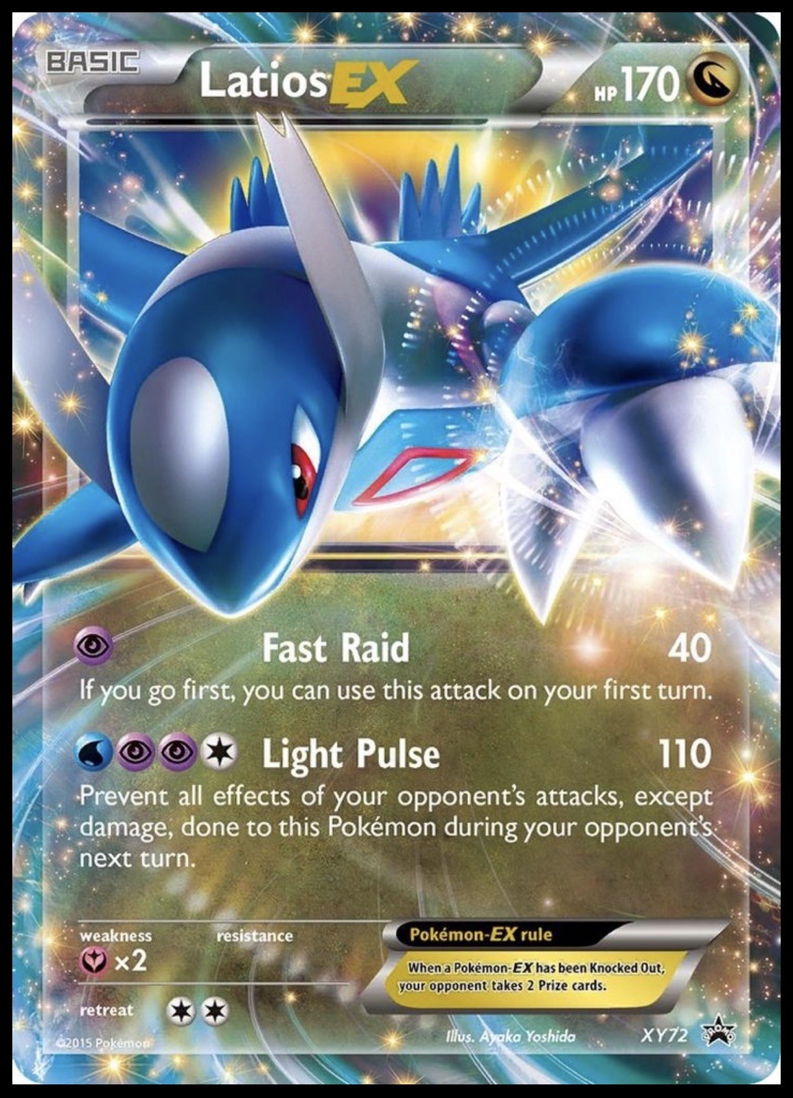 Pokemon XY Promo Latios EX #XY72 Holo NM