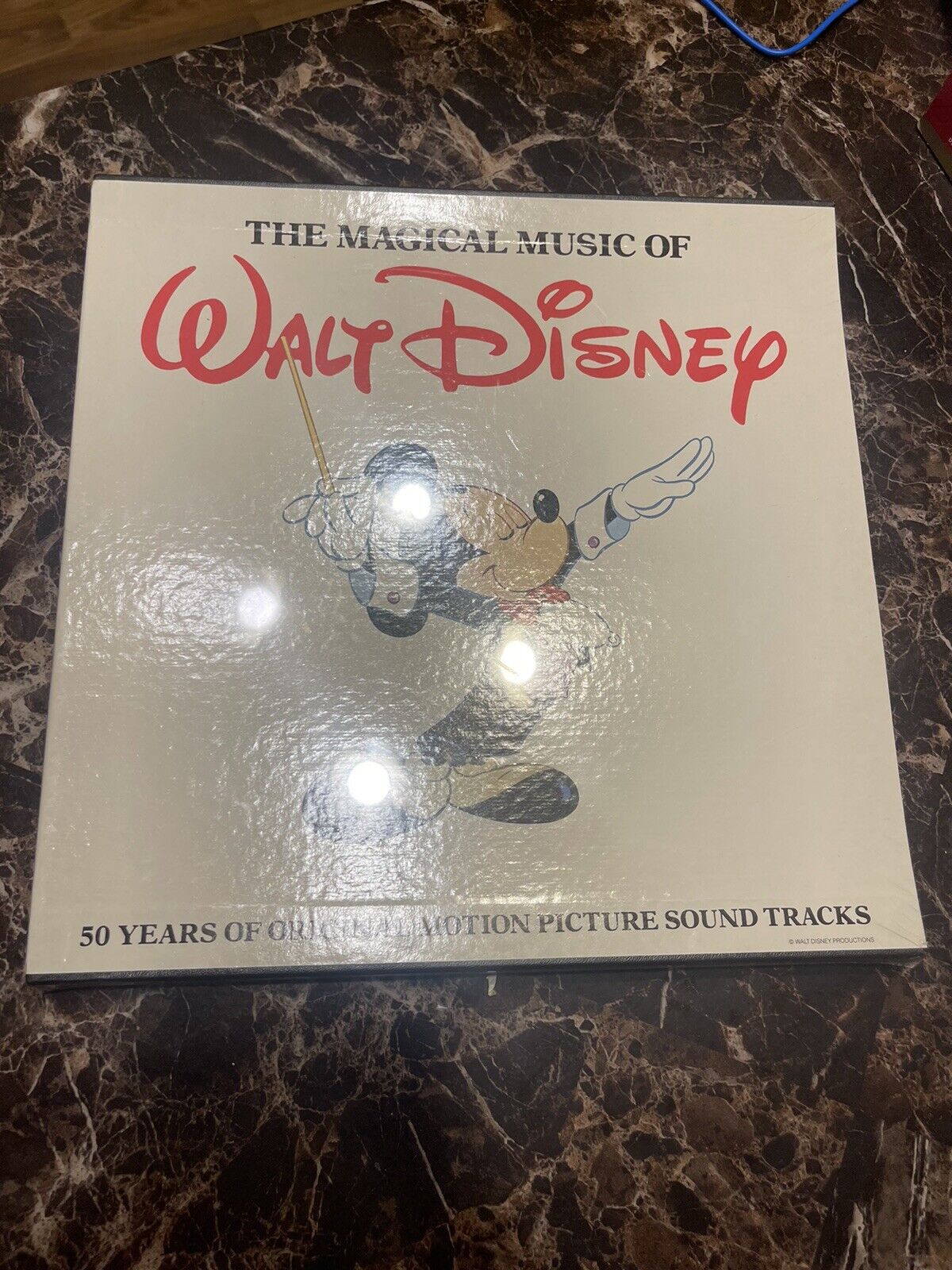 New & Sealed The Magical Music of Walt Disney - 4 LP's Box Set of Movie Songs 