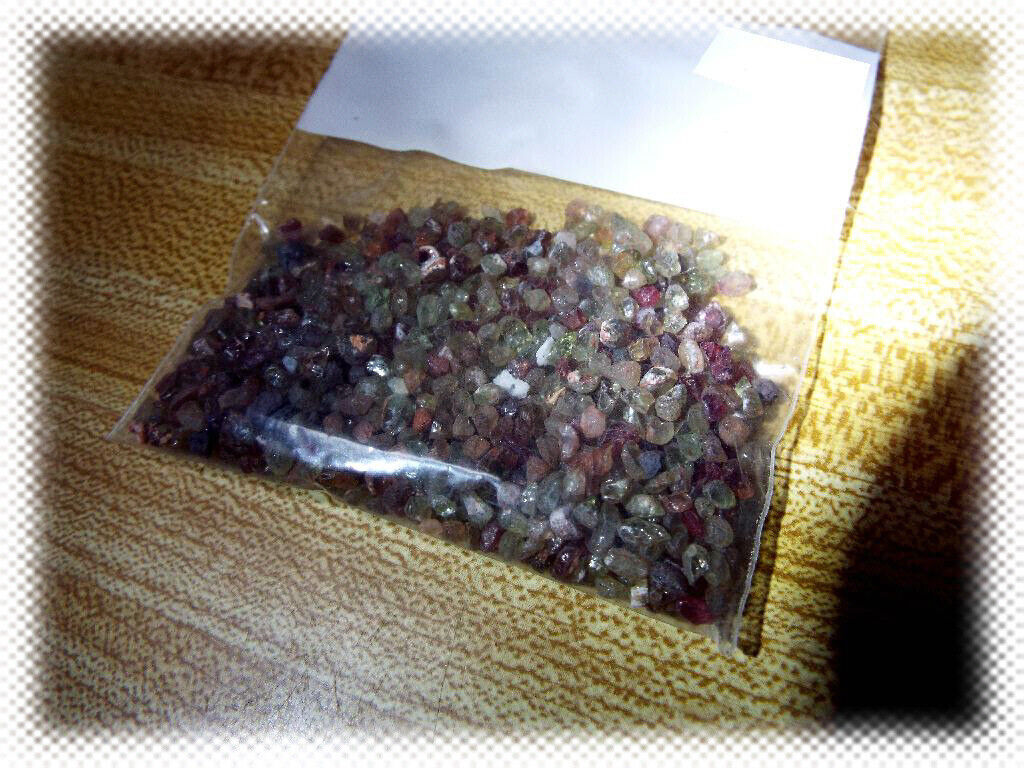 165 cts of UNTREATED UMBA VALLEY, TANZANIA SAPPHIRE CRYSTAL PIECES