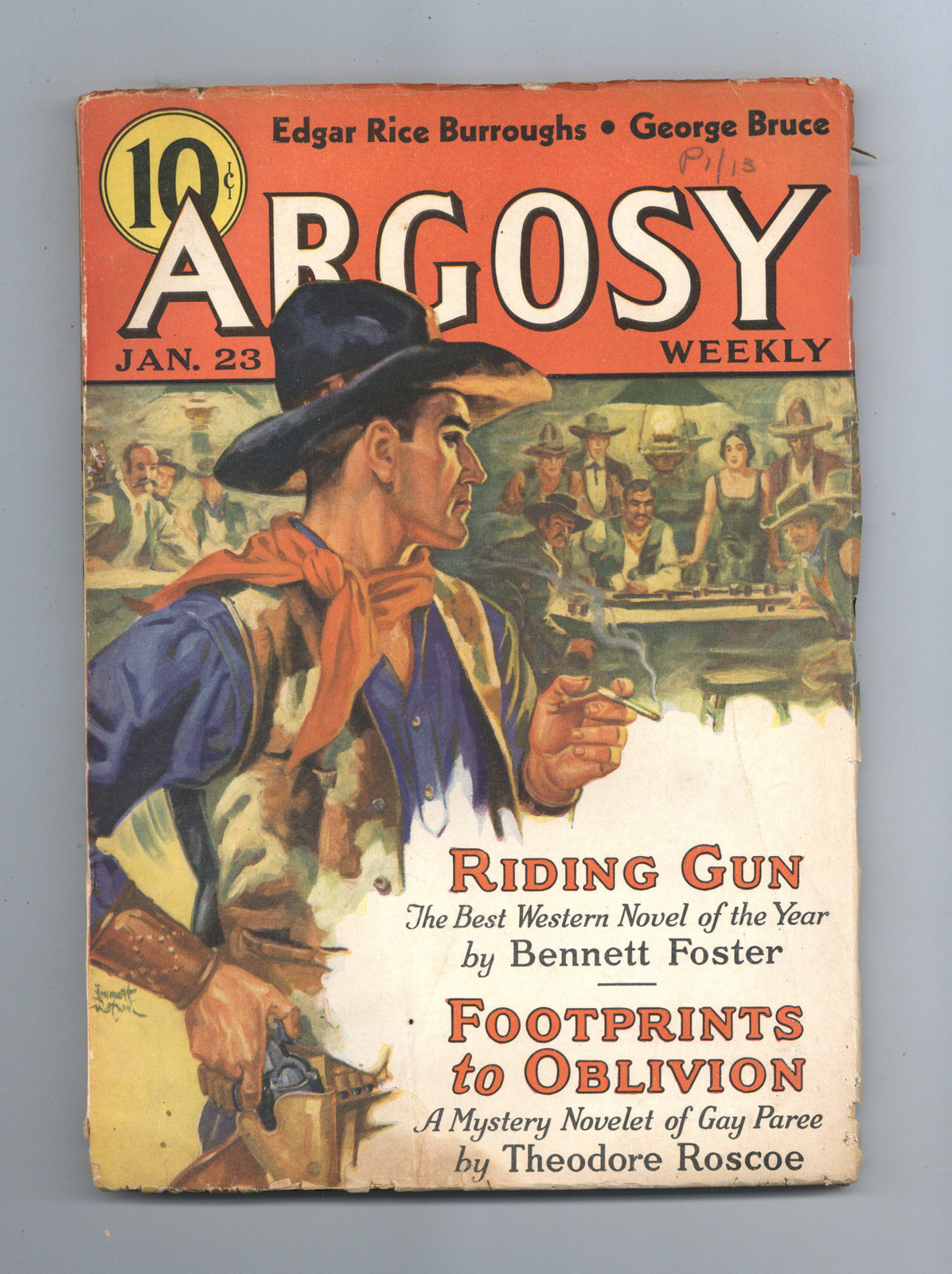 Argosy Part 4: Argosy Weekly Jan 23 1937 Vol. 270 #3 FN 6.0