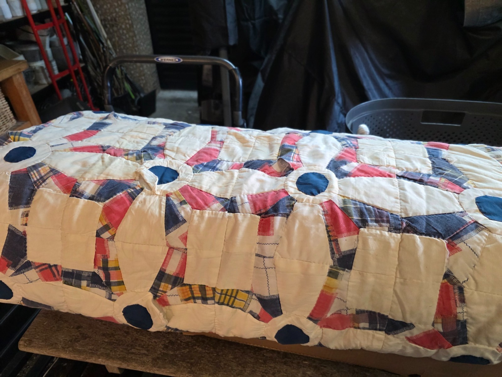 Vintage Rare American Hand quilted Quilt