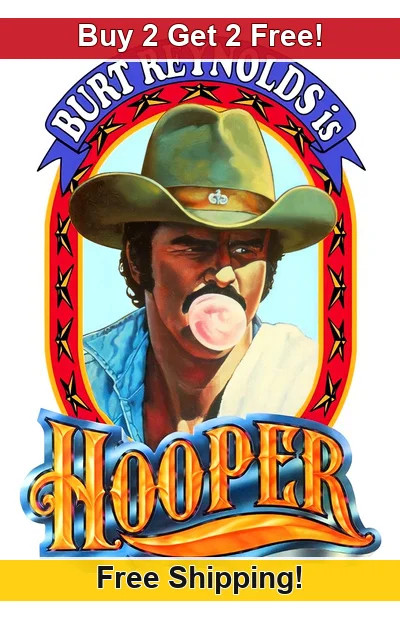Hooper 1978-01 11x17 Movie TV Show Poster Buy 2 Get 2 Free 
