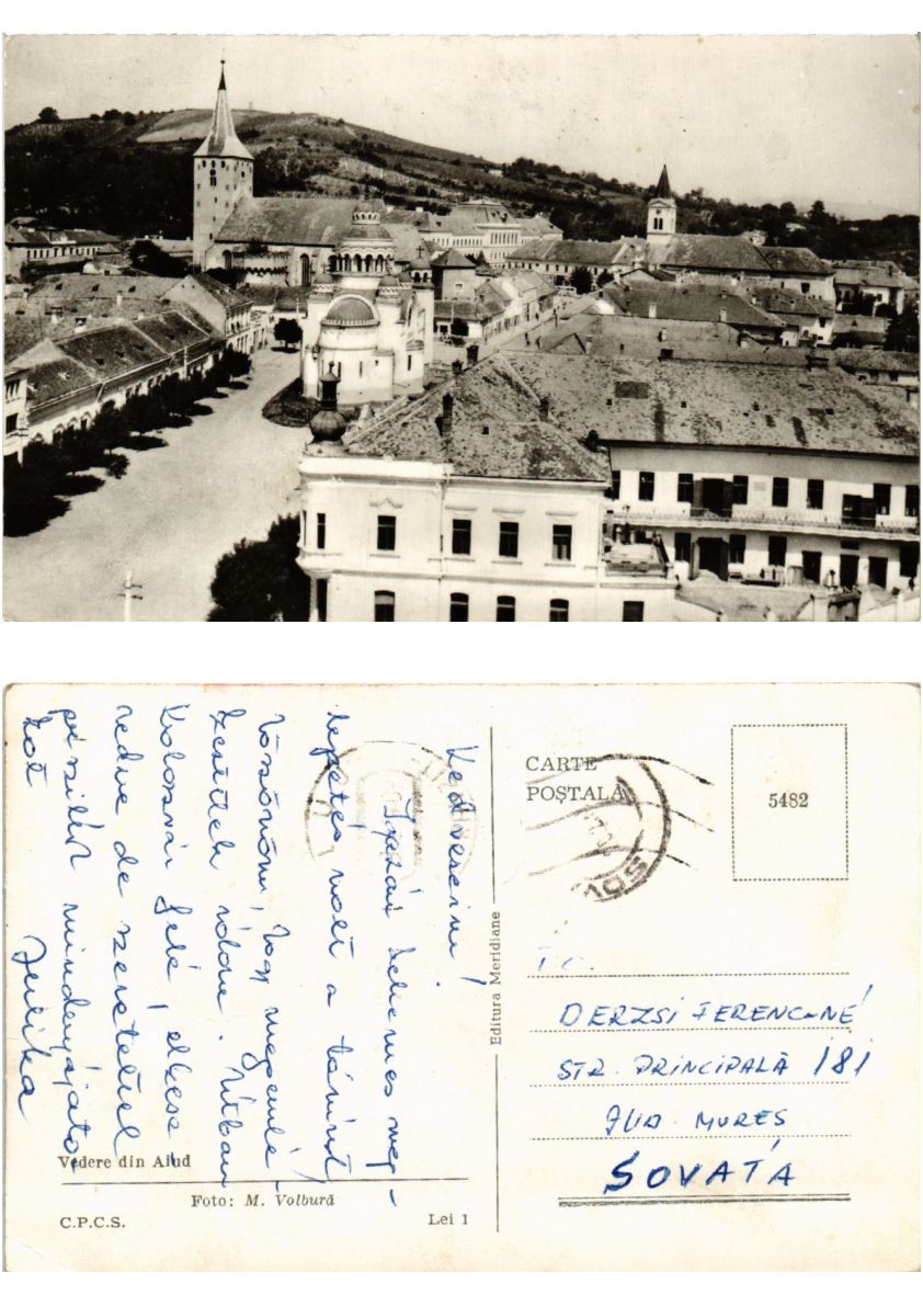 CPM AK Vedere din AIUD ROMANIA (505444)