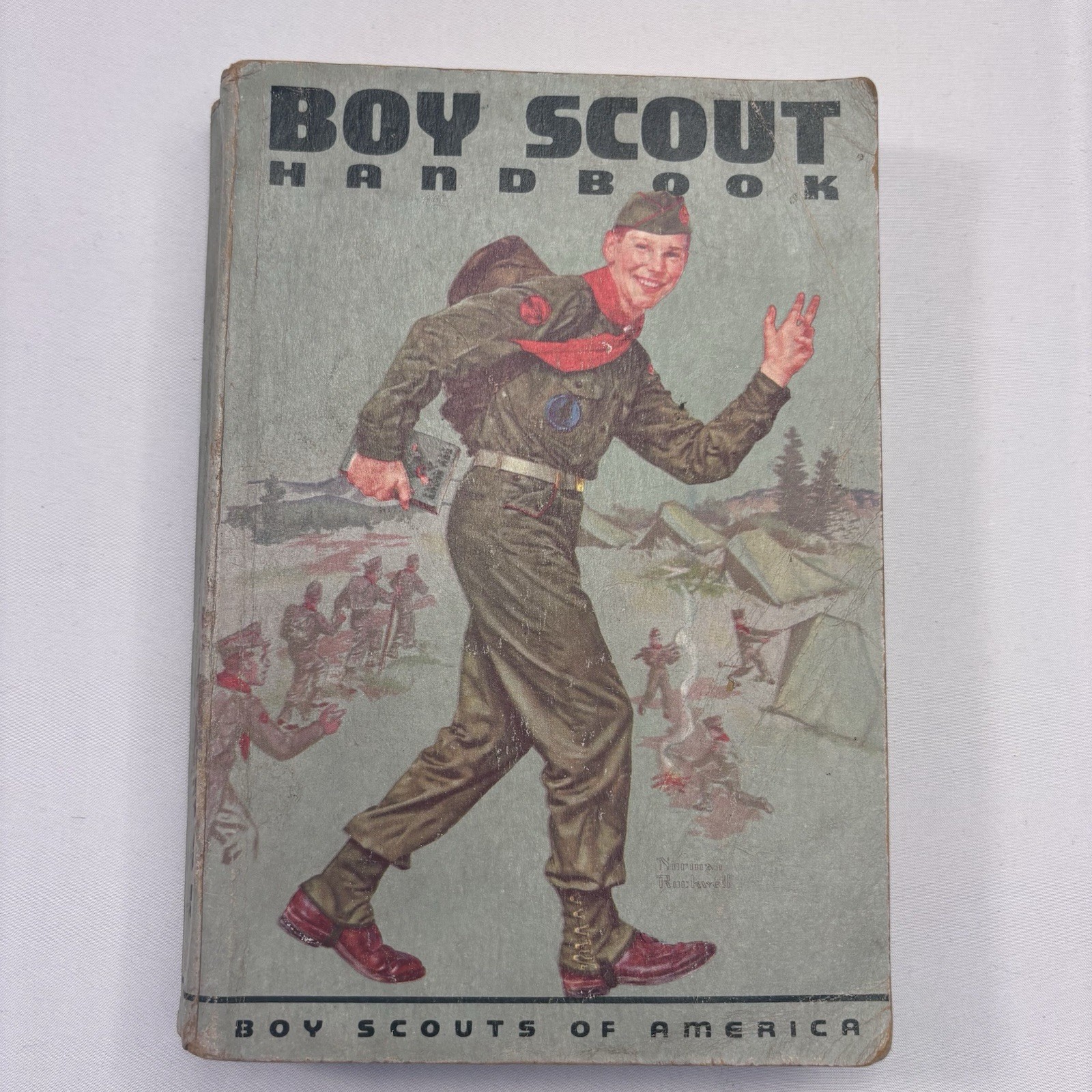 Vintage 1959 BOY SCOUTS OF AMERICA Official HANDBOOK for Boys BSA Scouting