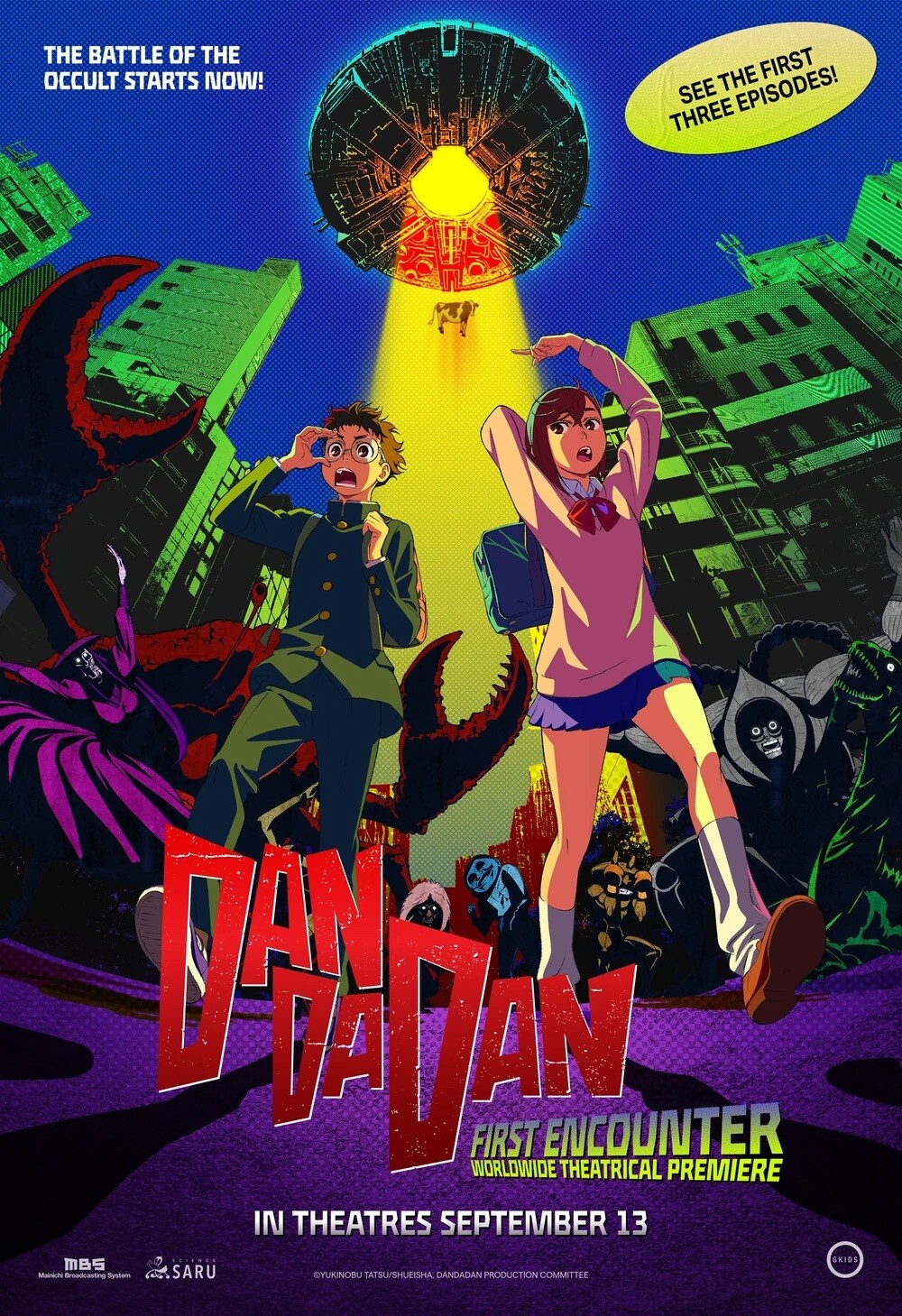 11.69x16.54 Dandadan Poster Theater Key Visual
