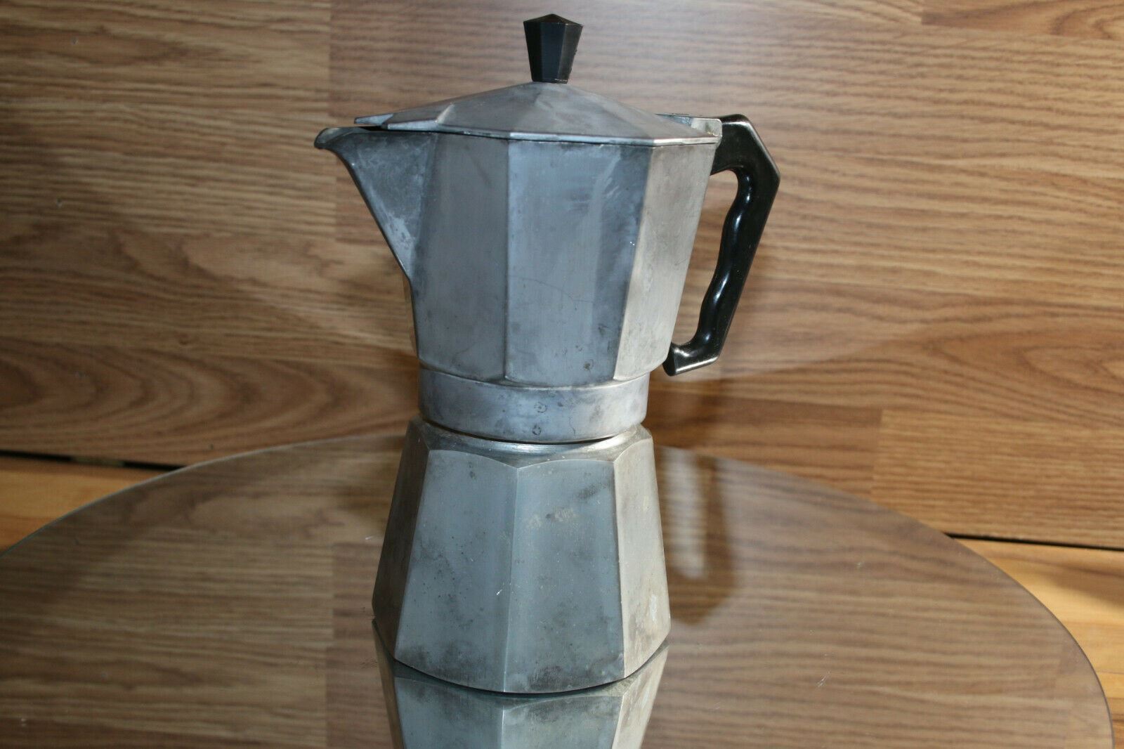 Crusinallo Moka Stove-Top Espresso Coffee Maker 1933-39 Italy Vintage WORKS