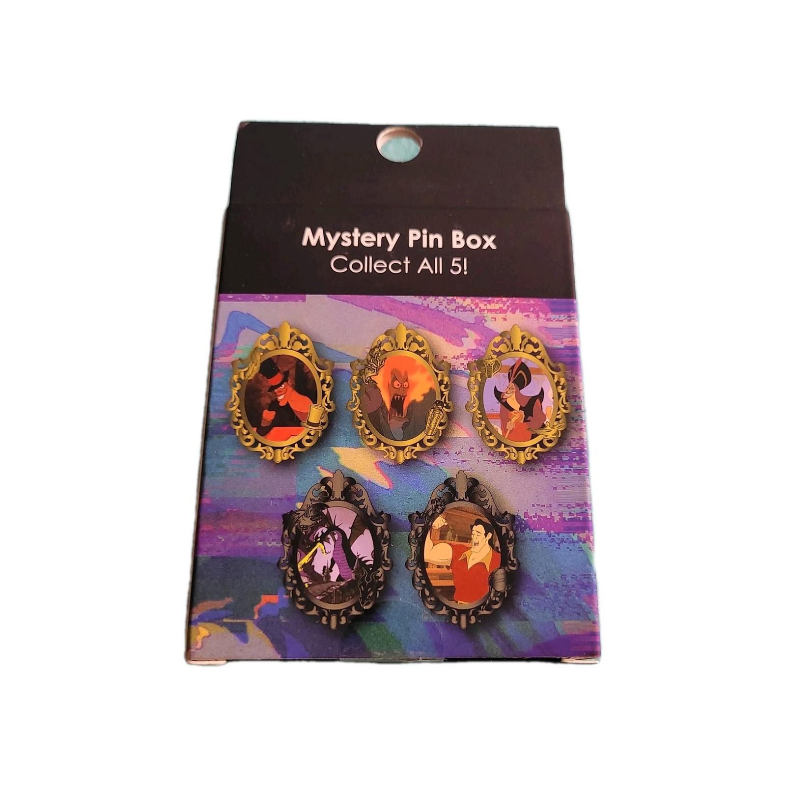 Disney GoPinPro Villains LE 300 Mystery Box Dragon, Jafar, Hades, Gaston, Faci.. Disney GoPinPro Villains LE 300 Mystery Box Dragon, Jafar, Hades, Gaston, Faci..