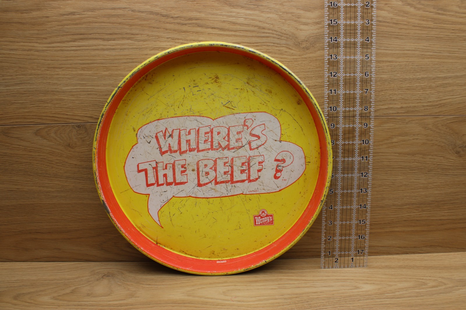 Vintage 1984 Wendy\'s Where\'s the Beef 14\ Vintage 1984 Wendy\'s Where\'s the Beef 14\