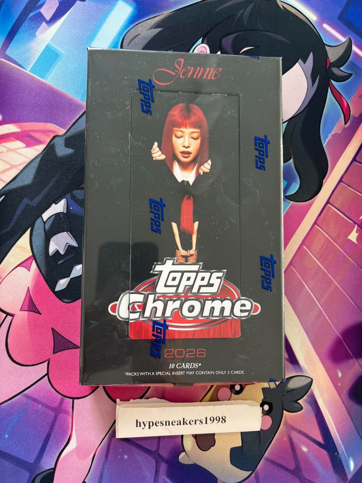 2026 TOPPS CHROME x JENNIE Hobby Box New Factory Sealed - In Hand - Fast Ship 2026 TOPPS CHROME x JENNIE Hobby Box New Factory Sealed - In Hand - Fast Ship