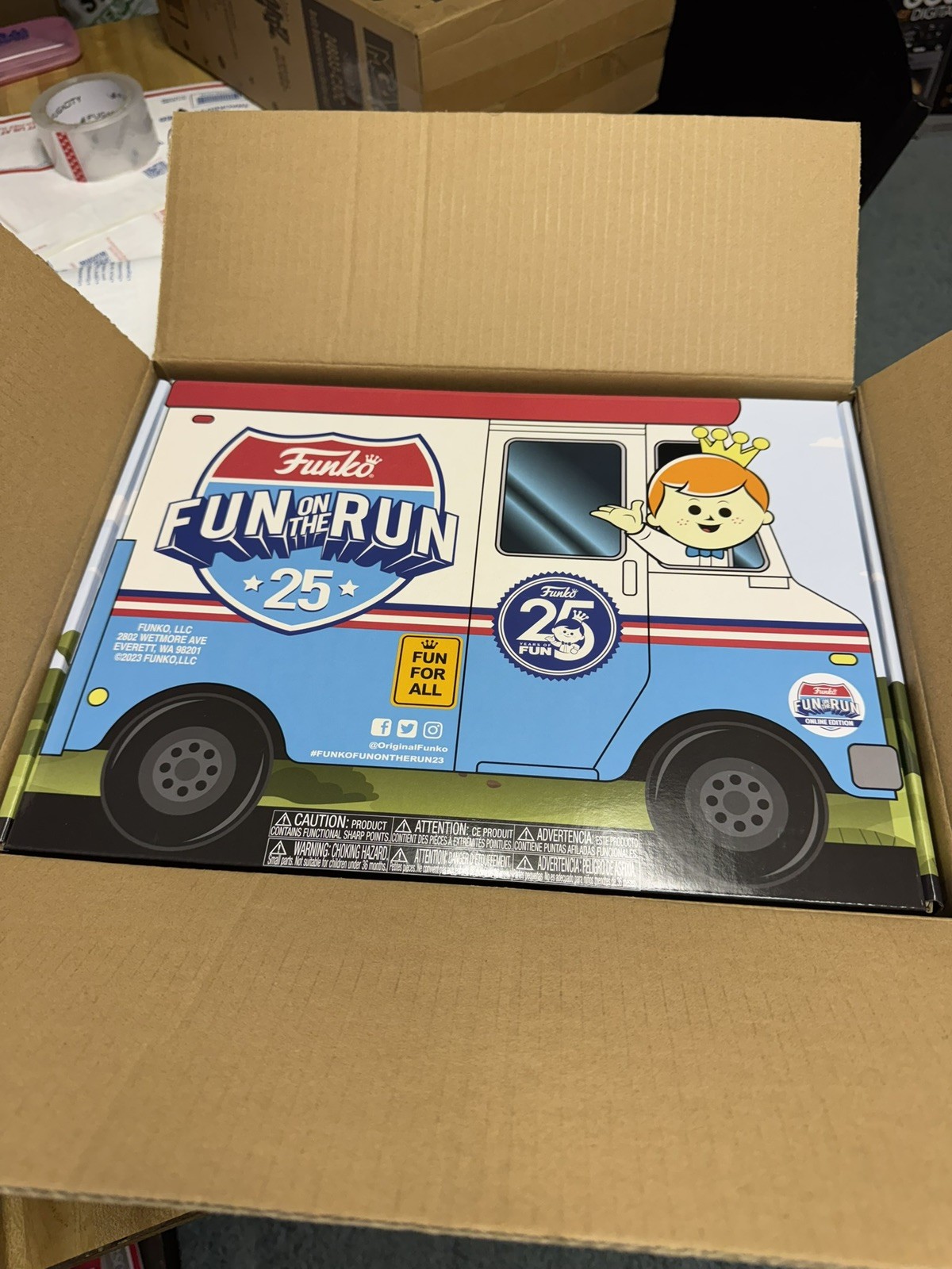 Funko Fun on the Run Box 25th Anniversary Chance of Chase BRAND NEW SEALED 🔥🔥