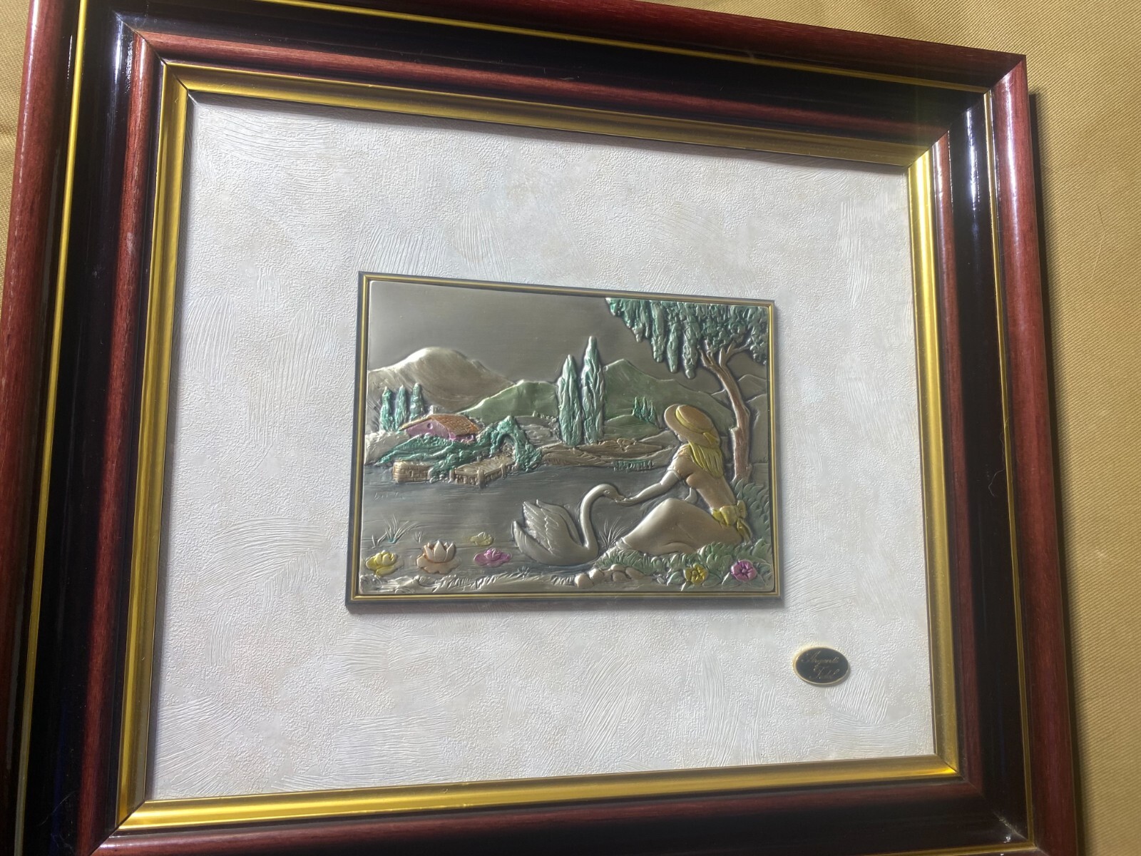 Superb Argenti Tidel Silver Bas-Relief Superb Argenti Tidel Silver Bas-Relief