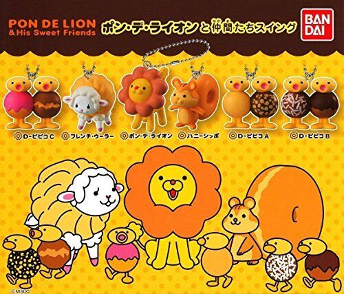 capsule toys Pon de Ring and friends swing [6 types set (full comp)] form JP
